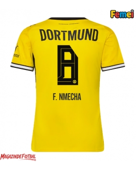 Borussia Dortmund Felix Nmecha #8 Tricou Fotbal Replică 2026-27 Femei Acasa Borussia Dortmund Felix Nmecha #8 Tricou Fotbal Replică 2026-27 Femei Acasa